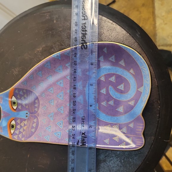 Laurel Burch Porcelain Cat Plate 8" - Picture 8 of 8
